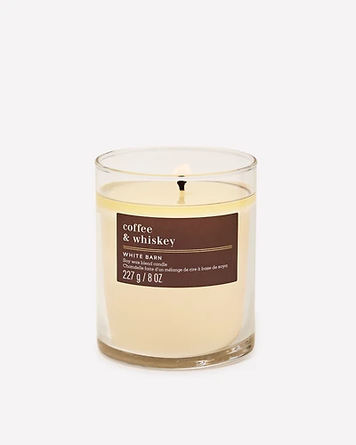 Coffee & Whiskey Single Wick Candle