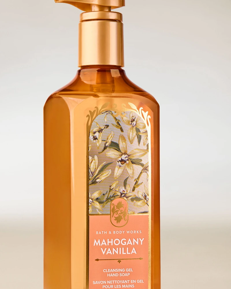Mahogany Vanilla Cleansing Gel Hand Soap