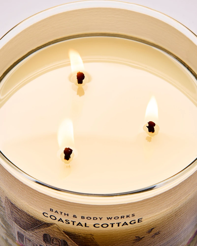 Coastal Cottage 3-Wick Candle