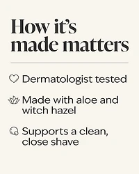 Shave Cream With Aloe