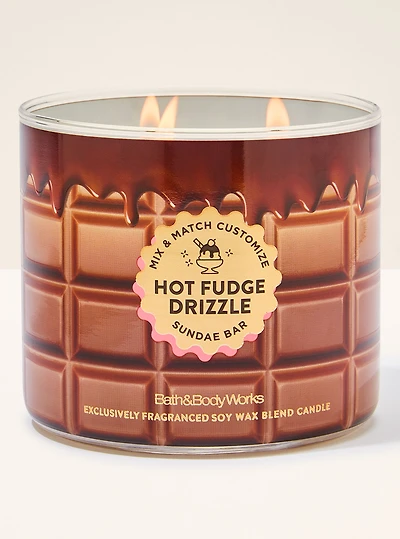 Hot Fudge Drizzle 3-Wick Candle