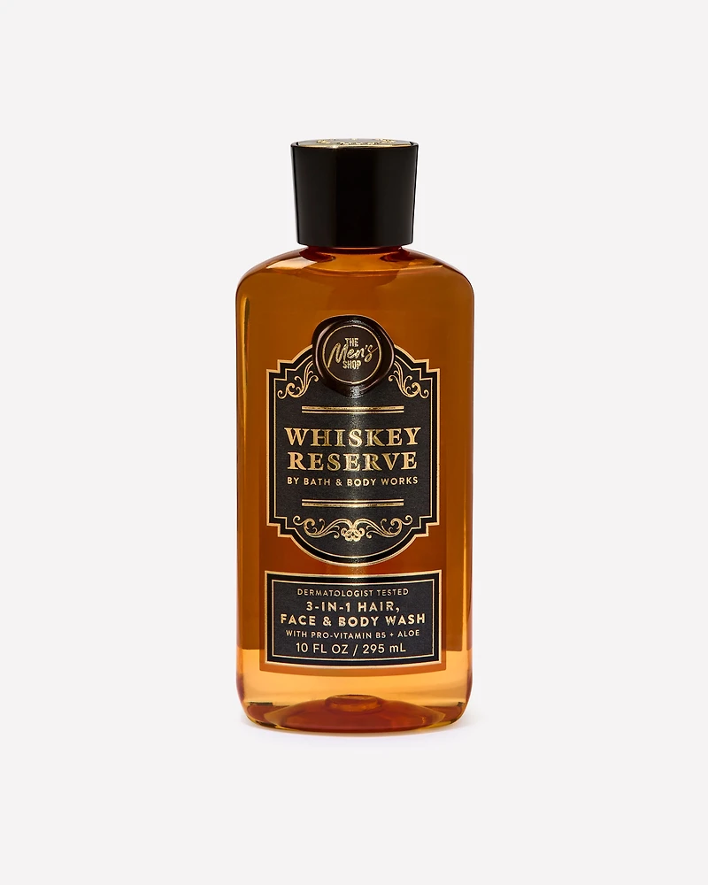 Whiskey Reserve 3-in-1 Hair, Face & Body Wash