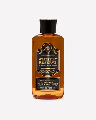 Whiskey Reserve 3-in-1 Hair, Face & Body Wash