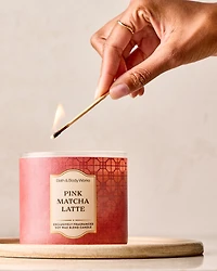 Pink Matcha Latte 3-Wick Candle