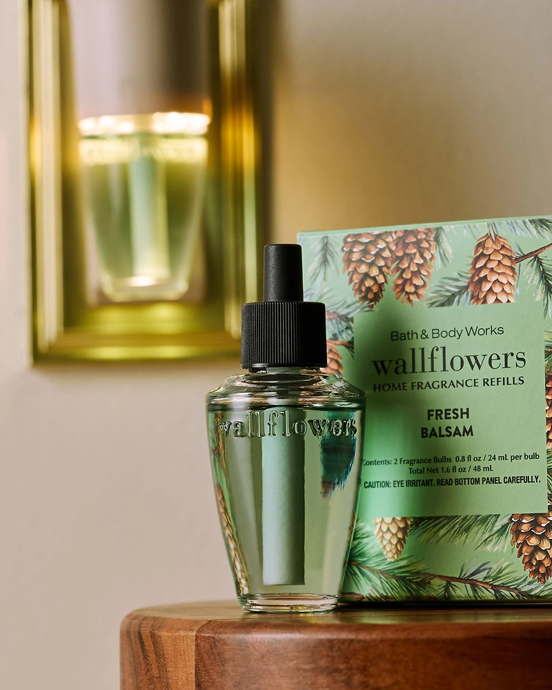 Fresh Balsam Wallflowers Refills 2-Pack