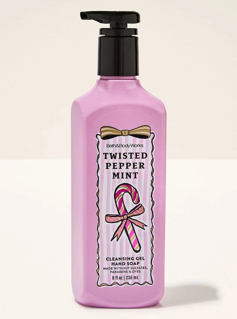 Twisted Peppermint Cleansing Gel Hand Soap