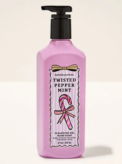 Twisted Peppermint Cleansing Gel Hand Soap