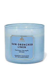 Sun-Drenched Linen 3-Wick Candle