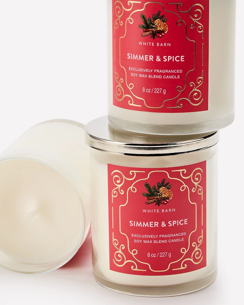 Simmer & Spice Single Wick Candle
