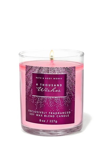 A Thousand Wishes Single Wick Candle