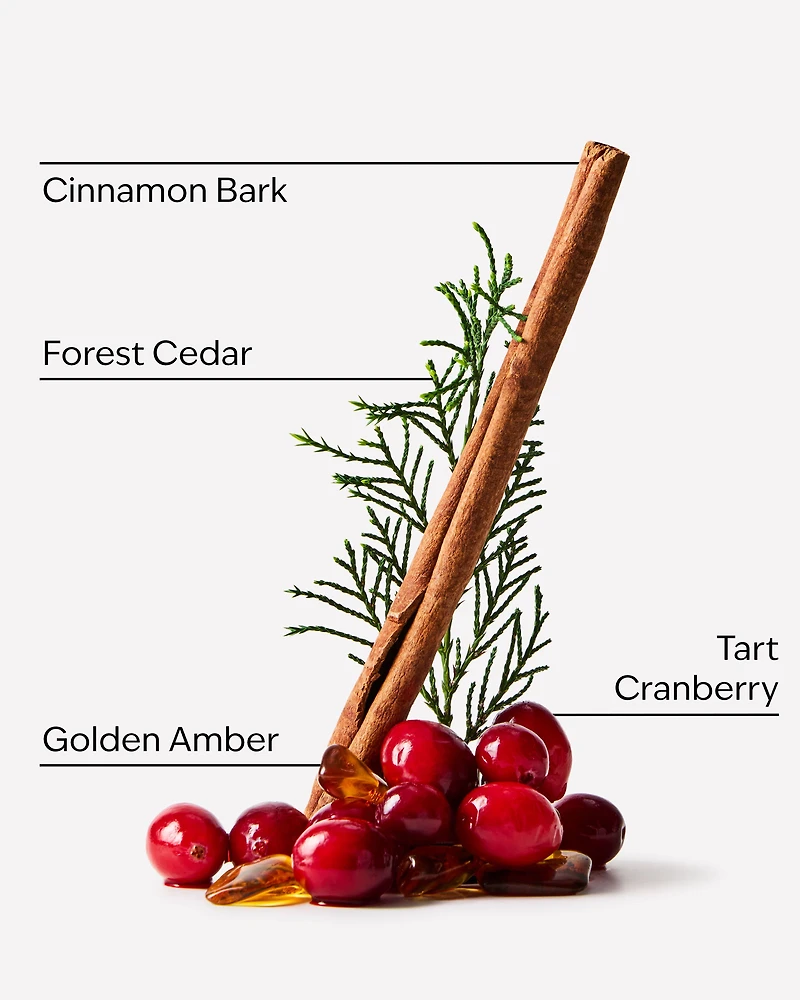 Cranberry Woods 3-Wick Candle