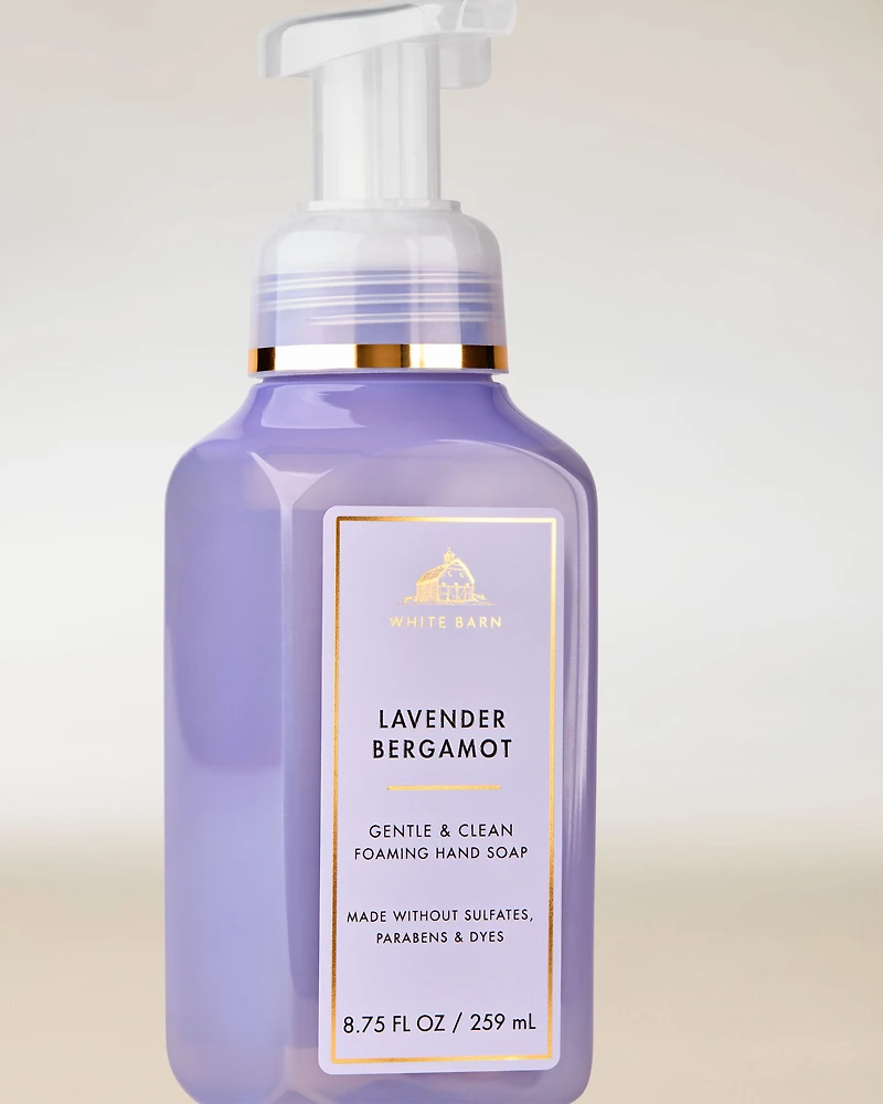 Lavender Bergamot Gentle & Clean Foaming Hand Soap