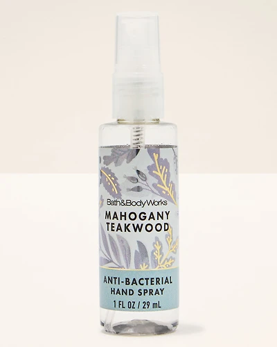 Mahogany Teakwood Hand Sanitizer Spray