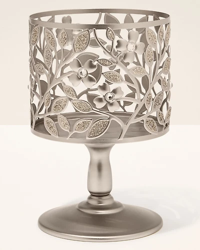 Dogwood Pedestal 3-Wick Candle Holder