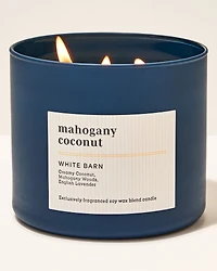 Mahogany Coconut 3-Wick Candle