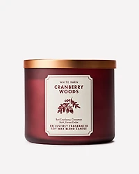Cranberry Woods 3-Wick Candle