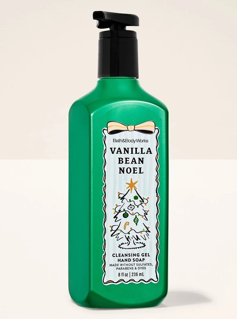 Vanilla Bean Noel Cleansing Gel Hand Soap