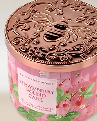 Strawberry Pound Cake 3-Wick Candle