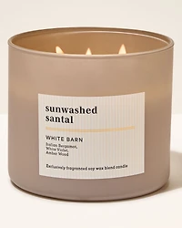 Sunwashed Santal 3-Wick Candle