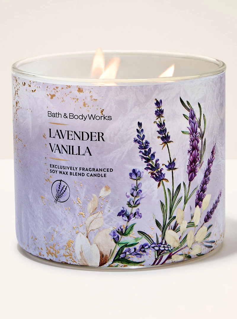 Lavender Vanilla 3-Wick Candle