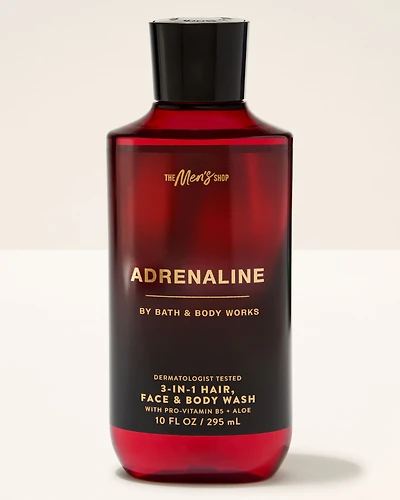 Adrenaline 3-in-1 Hair, Face & Body Wash