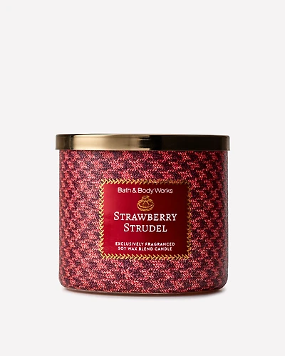 Strawberry Strudel 3-Wick Candle