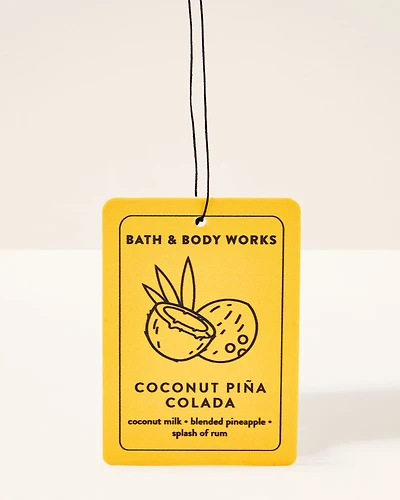 Coconut Pina Colada Hanging Fragrance Diffuser