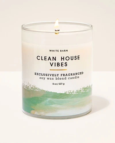 Clean House Vibes Single Wick Candle