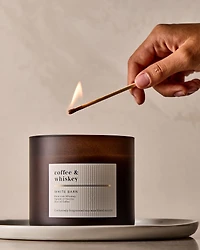 Coffee & Whiskey 3-Wick Candle