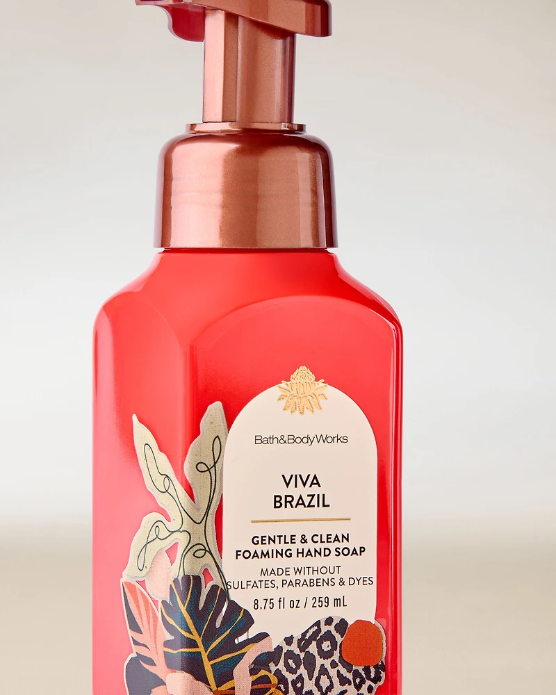 Viva Brazil Gentle & Clean Foaming Hand Soap