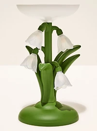 Snowdrop Dream Light-Up Pedestal Candle Holder