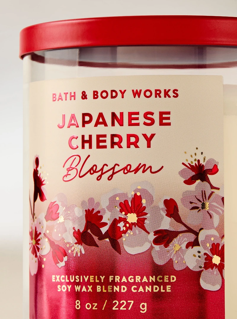 Japanese Cherry Blossom Single Wick Candle