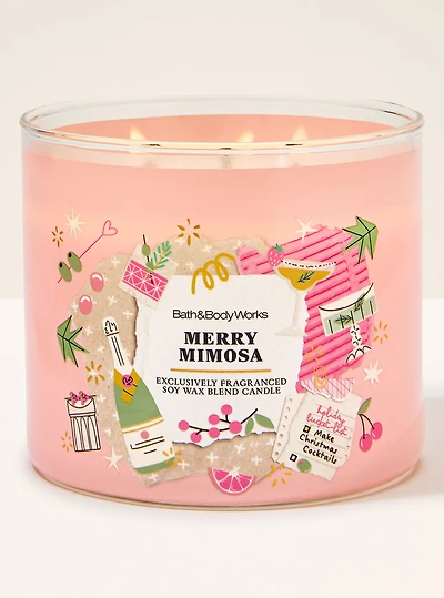 Merry Mimosa 3-Wick Candle