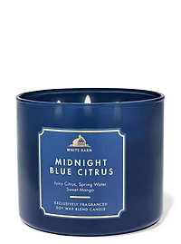 Midnight Blue Citrus 3-Wick Candle