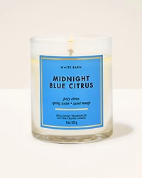 Midnight Blue Citrus Single Wick Candle