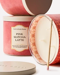 Pink Matcha Latte 3-Wick Candle