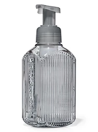 Charcoal Vertical Lines Gentle & Clean Foaming Hand Soap Dispenser