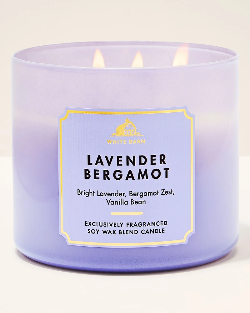 Lavender Bergamot 3-Wick Candle