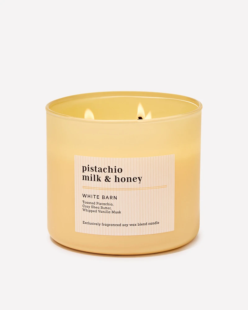 Pistachio Milk & Honey 3-Wick Candle