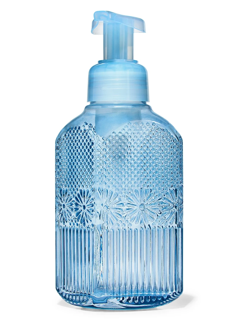 Blue Floral Gentle & Clean Foaming Hand Soap Dispenser