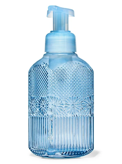 Blue Floral Gentle & Clean Foaming Hand Soap Dispenser