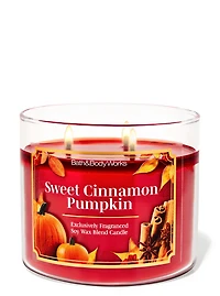 Sweet Cinnamon Pumpkin 3-Wick Candle