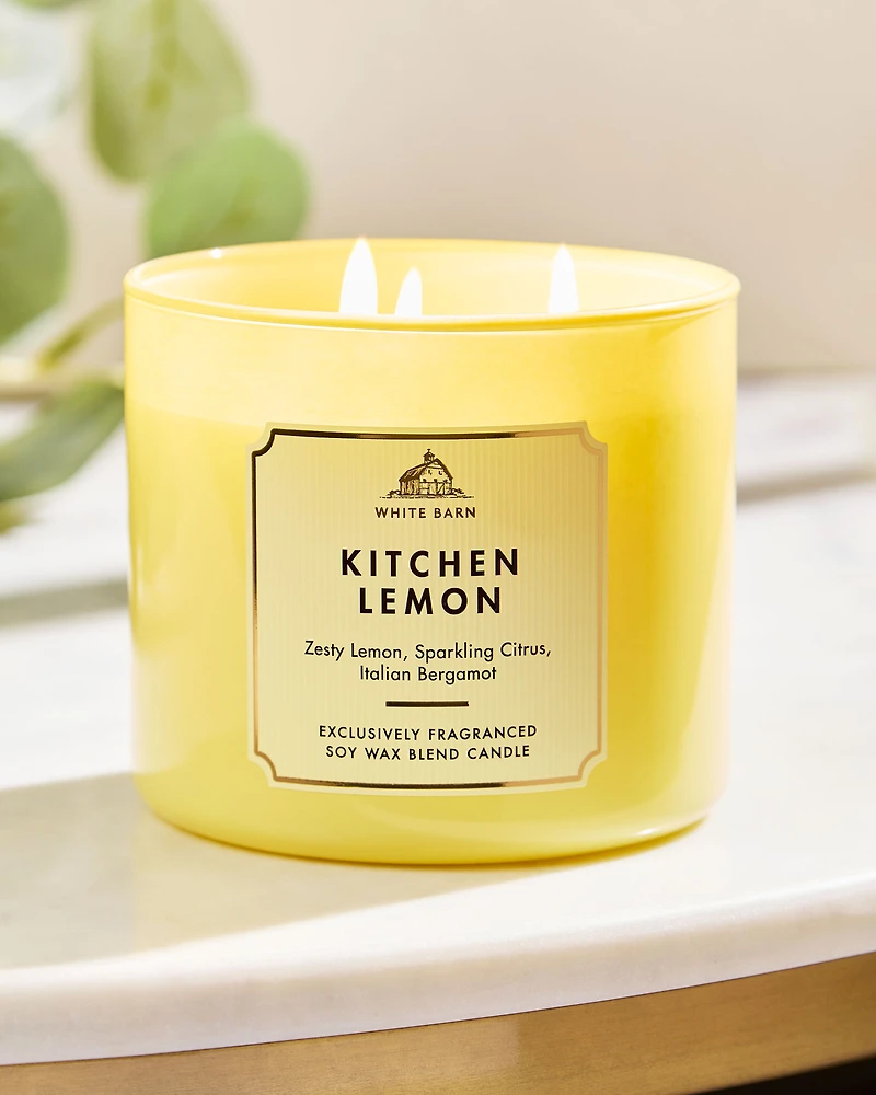 Kitchen Lemon 3-Wick Candle