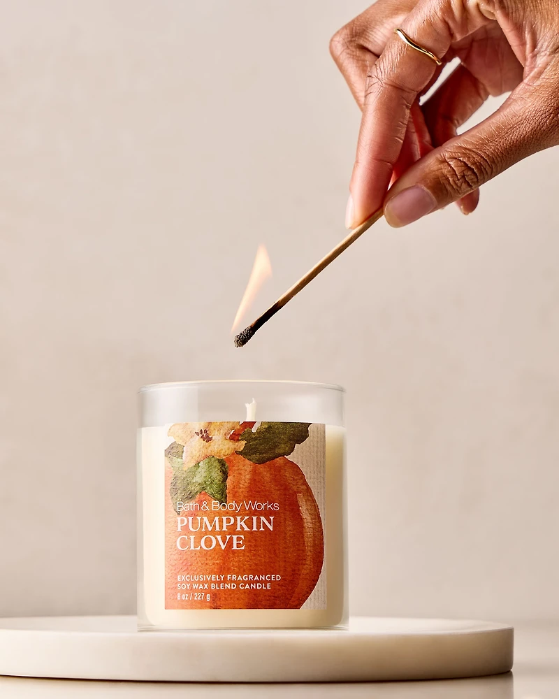 Pumpkin Clove Single Wick Candle