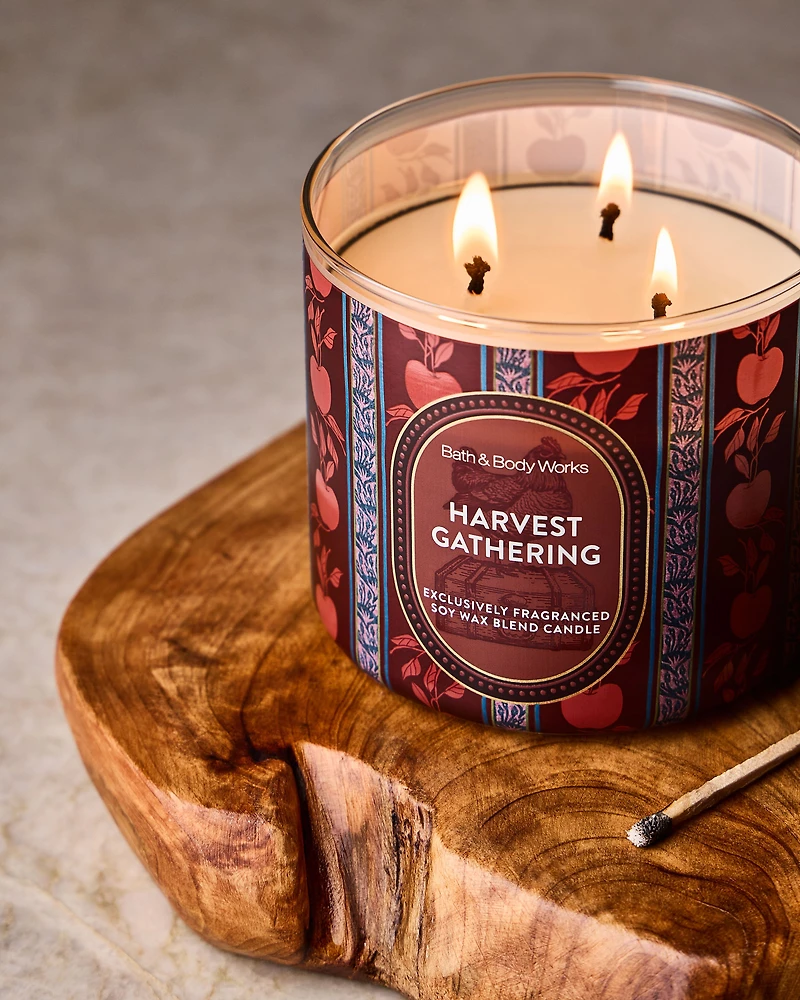 Harvest Gathering 3-Wick Candle