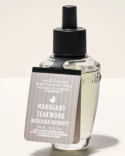 Mahogany Teakwood Increased Intensity Wallflowers Fragrance Refill