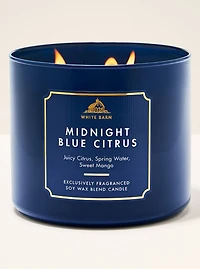 Midnight Blue Citrus 3-Wick Candle