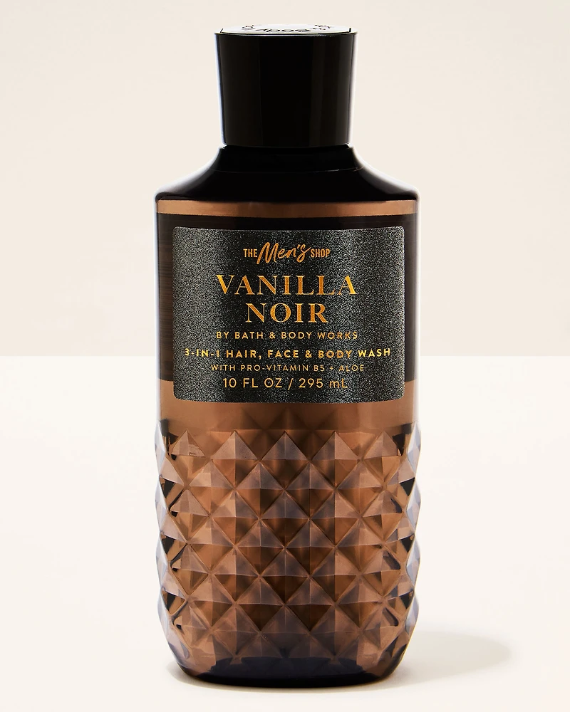 Vanilla Noir 3-in-1 Hair, Face & Body Wash