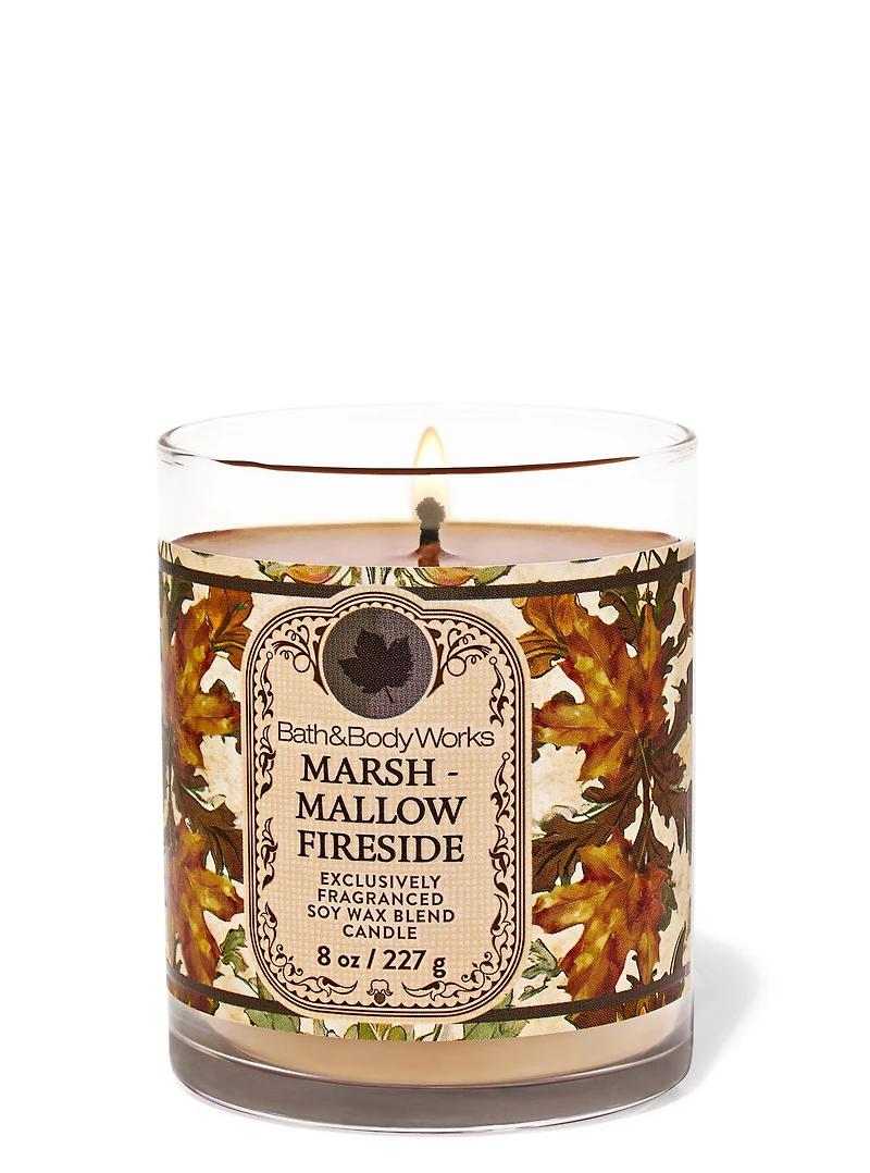 Marshmallow Fireside Single Wick Candle