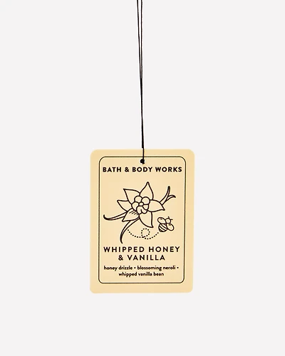Whipped Honey & Vanilla Hanging Fragrance Diffuser